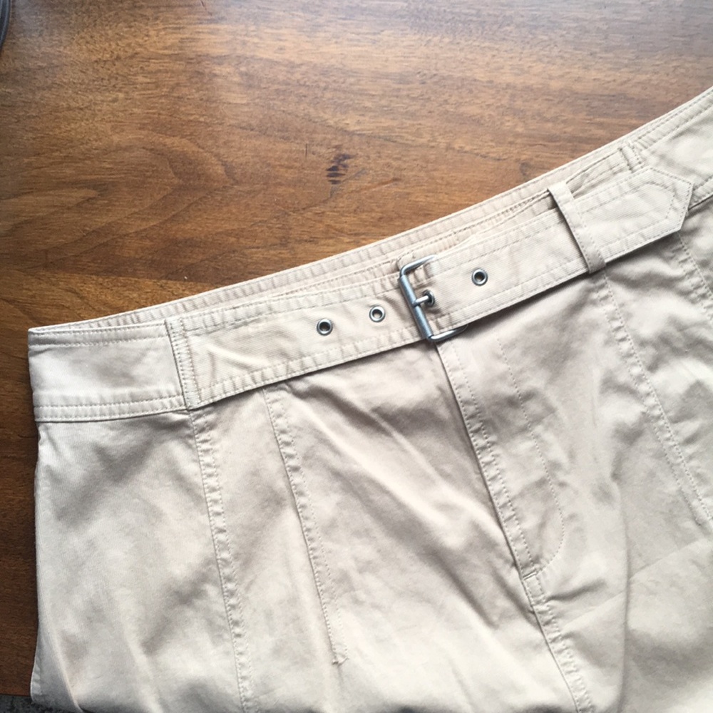 Classic twill mini skirt
